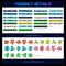 25 PCS Light Up Fidget Rotating Toy + 25PCS Slap Bracelets, Dinosaur Valentines Party Favors Stocking Stuffers for Kids 4-8-12 Goodie Bag Stuffers Glow in The Dark Supplies Gifts